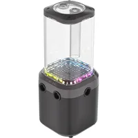 Corsair iCUE Link XD6 RGB Elite Pumpen-/Behältereinheit – FlowDrive Max-Pumpe, Integrierter Temperatursensor, 22 Adressierbare RGB-LEDs – Stahlgrau