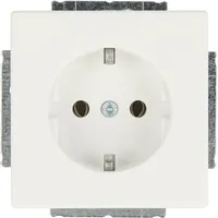 Busch-Jaeger Schuko-Steckdose Studioweiß matt