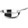 Ibili Triply Natural Wok 30 cm, Edelstahl, induktionsgeeignet, ohne Antihaftbeschichtung, Silber
