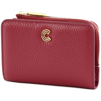 Coccinelle Myrine Wallet Grained Leather Garnet Red