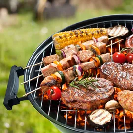 Boomex Grillrost 58 x 30 cm Stahl verchromt