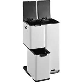 Kitchen Move Treteimer 60 l Weiß