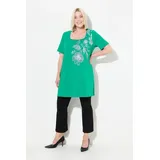 Ulla Popken Longshirt Grün 66-68