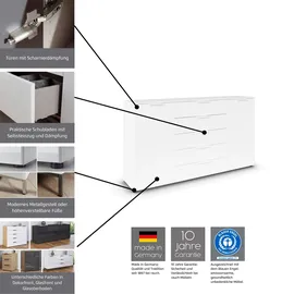 Rauch Kombikommode 160 x 61 x 42 cm Beige