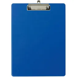 Exacompta 19292E 10x Klemmbrett mit Hülle - Format 23x32cm für A4 - Blau