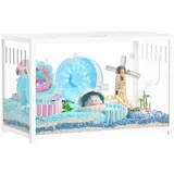 luxuskollektion Hamsterkäfig Metall 2,0 80 x 44,7 x 50,6 cm schwarz