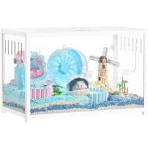 luxuskollektion Hamsterkäfig Metall 2,0 80 x 44,7 x 50,6 cm schwarz