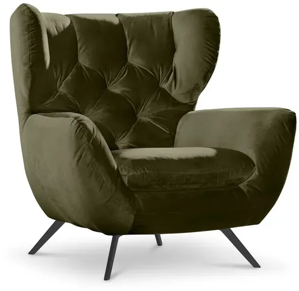 Portobello Sessel Chester Stoff Oliv