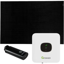 Growatt 3600Wp Mini PV-Anlage mit MIC 3000TL-X 3kW Wechselrichter