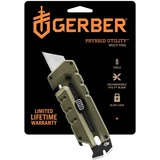 Gerber Multi-Tool mit 8 Funktionen, Prybrid-Utility, Grün, Edelstahl,