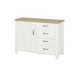 maison bleue Kombikommode Trient 117 x 86 x 41 cm Weiß