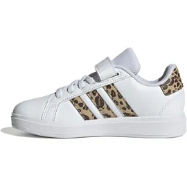 adidas Grand Court 2.0 Shoes Children Tennisschuhe, Cloud White/Magic beige/Matte Gold, 31 EU