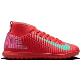 Nike Jr. Mercurial Superfly 10 Club TF Multinocken-Fußballschuhe Kinder 800 ember glow/aurora green 35
