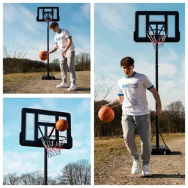 Dönges Basketballkorb Schwarz 150 - 305 cm