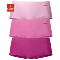 S.Oliver Panty, (3er-Pack), aus elastischer Baumwoll-Qualität s.Oliver rosa-pink