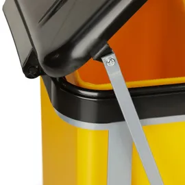 Relaxdays Einbaumülleimer 8 l Schwarz