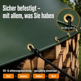 Umbrella Abdeckplane 800 x 1200 cm Grün