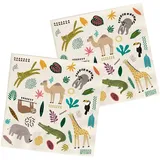 Folat 68351 Servietten Zoo Party 33x33cm - 20 Stück