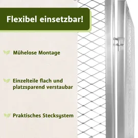 Lemodo Metallkomposter 448 l inkl. Deckel + Bodengitter