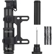 Wolf Tooth Encase Minipumpe 40cc mit Reifen Reparaturwerkzeug schwarz