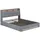 VitaliSpa Christin 160 x 200 cm Grau/Eiche