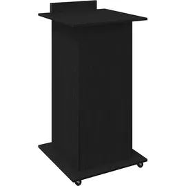 AmpliVox Rednerpult Schwarz Eichenholzwerkstoff - vidaXL