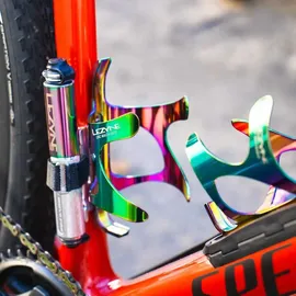 Lezyne Pocket Drive Pro Minipumpe neo metallic/silber