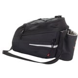 Vaude Silkroad L mit Snap-It Halterung Gepäckträgertasche 9+2l (Black SE)