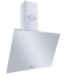 GURARI Dunstabzugshaube Kopffrei GCH 286 WH 6 Prime Weiß Dunstabzugshaube 60 cm Glas | Wandhaube Umluft/Abluft | Abzugshaube 1000m3/h mit Fernbedienung (EEK A) | Randabsaugung, TouchControl, Timer