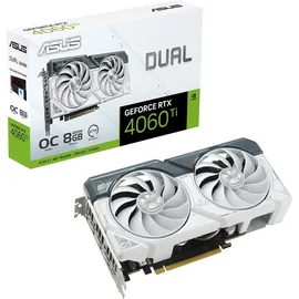 Asus Dual GeForce RTX 4060 Ti White OC 8 GB GDDR6 90YV0J42-M0NA00