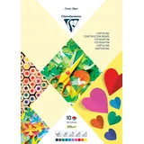 Clairefontaine 97149C Fotokartonblock Premium, Din A3, 29.7 x 42 cm, 10 Blatt, 270 g, farbig sortiert
