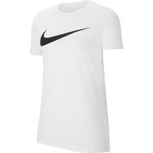 Nike Damen W Nk Df Park20 Tee Hbr T-Shirt, White/(Black), S