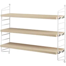 String Wandregal Pocket esche/weiß