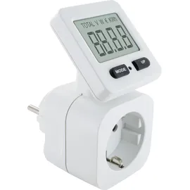 Schwaiger Energiekostenmessgerät Einspeisemessgerät Display 180° drehbar Steckdosenadapter