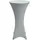 Beautissu Stehtischhusse Stella Silber Ø80 cm