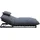 clemento Bona Promotion Loungeliege 196 x 97 x 45 cm Anthrazit