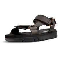 Camper, Oruga Sandal, Men Sandal, Dark Brown, 43, (EU)