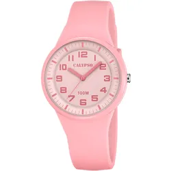 Quarzuhr CALYPSO WATCHES "Trendy", rosa (rosa, rosa), Armbanduhren, Damen, Armbanduhr, Damenuhr, analog