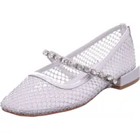 Alma en Pena Ballerinas mit Strasssteinbesatz, Silber, 39