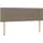 vidaXL Boxspringbett mit Matratze Taupe 140x200 cm Stoff