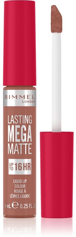 Rimmel Lasting Mega Matte leichter, matter Flüssig-Lippenstift 16 Std. Farbton Be My Baby 7,4 ml