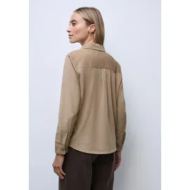 STREET ONE Langarmbluse in flowing beige 36