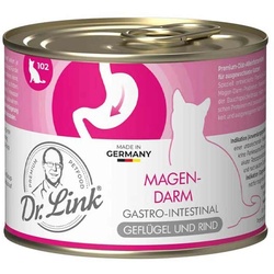 Dr. Link Spezial-Diät Magen-Darm Geflügel und Rind Nassfutter für Katz