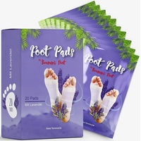 Fußpads mit Lavendelöl (insgesamt 20x Fußpads)