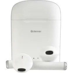 Denver TWE-46WHITE Kopfhörer & Headset Kabellos im Ohr Musik Bluetooth Weiß