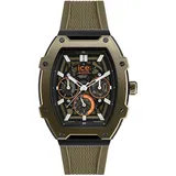 ICE-Watch - Ice boliday Khaki Black SKEL Steel - Grüne Herrenuhr mit Silikonarmband - 024369 (Medium)