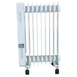 Jet-Line Ölradiator Öl Radiator Elektroheizung Heizung 9-Rippen 2000 W weiß