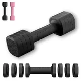 Athleticx Hanteln, 0.9 bis 2.3 KG, Hanteln verstellbar, 1 Stück, Ergonomischer Griff, Gewichte, Dumbells, Gewichte hantel, Gewichte Set, Fitness Gewichte, Kurzhantel, Hantelset, Weights