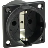 as - Schwabe Klappdeckelsteckdose Schwarz 2 St.