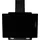 Amica KHF 663 500 S Kopffreihaube 60 cm Schwarz